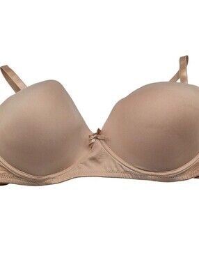 Pure Beauty by Rene Rofe Womens Sz 42DD T Shirt Bra Solid beige